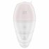 Satisfyer Supernova - Stimolatore ricaricabile 2in1 con onde d’aria (bianco) 