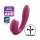 Satisfyer Sunray - vibratore 2in1 a onde d'aria ricaricabile (rosso)