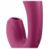 Satisfyer Sunray - Vibratore 2in1 ricaricabile con onde d'aria (rosso) 