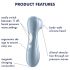 Satisfyer Pro 2 Gen2 - stimolatore clitorideo ad onde d'aria ricaricabile (Blu)