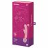 Satisfyer Triplo Piacere - Stimolatore per punto G e massaggiatore vibrante (rosa) 