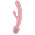 Satisfyer Triplo Piacere - Stimolatore per punto G e massaggiatore vibrante (rosa) 