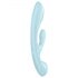 Satisfyer Triple Oh - vibratore ricaricabile con braccio clitorideo (blu)