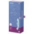 Satisfyer Triple Oh - vibratore ricaricabile con braccio clitorideo (blu)