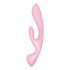 Satisfyer Triple Oh - Vibromassaggiatore Ricaricabile per Punto G e Clitoride (Rosa) 