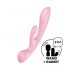 Satisfyer Triple Oh - Vibromassaggiatore Ricaricabile per Punto G e Clitoride (Rosa) 