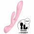 Satisfyer Triple Oh - Vibromassaggiatore Ricaricabile per Punto G e Clitoride (Rosa) 