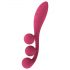 Satisfyer Tri Ball 1 - vibratore multifunzionale ricaricabile (rosso)