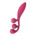 Vibratore Multifunzionale Ricaricabile Satisfyer Tri Ball 1 (Rosso) 