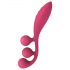 Satisfyer Tri Ball 1 - vibratore multifunzione ricaricabile (rosso)