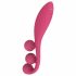 Vibratore Multifunzionale Ricaricabile Satisfyer Tri Ball 1 (Rosso) 