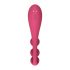 Vibratore Multifunzionale Ricaricabile Satisfyer Tri Ball 1 (Rosso) 