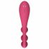 Vibratore Multifunzionale Ricaricabile Satisfyer Tri Ball 1 (Rosso) 