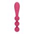 Vibratore Multifunzionale Ricaricabile Satisfyer Tri Ball 1 (Rosso) 