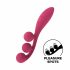 Vibratore Multifunzionale Ricaricabile Satisfyer Tri Ball 1 (Rosso) 