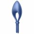 Satisfyer Bullseye - anello fallico vibrante intelligente ricaricabile (blu reale)