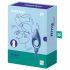 Anello Penico Vibrante Satisfyer Sniper con Batteria Ricaricabile (Blu) 