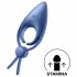 Anello Penico Vibrante Satisfyer Sniper con Batteria Ricaricabile (Blu) 