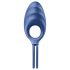 Satisfyer Swordsman - anello fallico vibrante ricaricabile (blu)