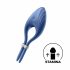 Anello Penieno Vibrante Ricaricabile Satisfyer Duelist (Blu) 