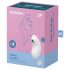 Satisfyer Vulva Lover 2 - vibratore clitorideo a onde d'aria ricaricabile (bianco)