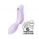 Satisfyer Curvy Trinity 2 - Vibratore ricaricabile per clitoride e vaginale con tecnologia ad onda d'aria (viola) 