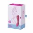 Satisfyer Curvy Trinity 3 - Vibratore Ricaricabile per Clitoride e Vaginale con Tecnologia ad Onde d’Aria (Rosso) 