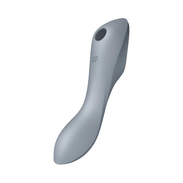 Satisfyer Curvy Trinity 3 - Vibratore ricaricabile per clitoride e vaginale con tecnologia ad onda d'aria (grigio) 