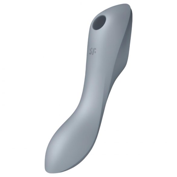 Satisfyer Curvy Trinity 3 - Vibratore 2in1 con onde d'aria (grigio)