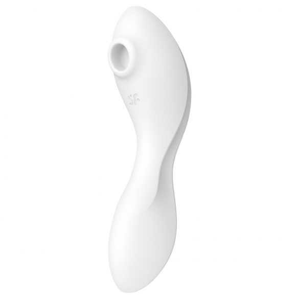 Satisfyer Curvy Trinity 5+ - vibratore intelligente 2in1 a onde d'aria (bianco)