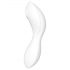 Satisfyer Curvy Trinity 5+ - vibratore intelligente 2in1 a onde d'aria (bianco)