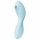 Satisfyer Curvy Trinity 5+ - Vibratore 2in1 intelligente con stimolazione a onde d'aria (blu) 