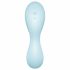 Satisfyer Curvy Trinity 5+ - Vibratore 2in1 intelligente con stimolazione a onde d'aria (blu) 