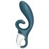 Satisfyer Hug Me - vibratore intelligente con braccio clitorideo (grigio-blu)