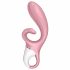 Satisfyer Abbracciami - vibratore intelligente per clitoride e punto G (rosa) 