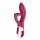 Vibratore Ricaricabile Flexibile Satisfyer Embrace Me con Doppio Motore e Stimolatore Clitorideo (Rosso) 