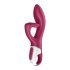 Vibratore Ricaricabile Flexibile Satisfyer Embrace Me con Doppio Motore e Stimolatore Clitorideo (Rosso) 