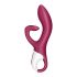 Vibratore Ricaricabile Flexibile Satisfyer Embrace Me con Doppio Motore e Stimolatore Clitorideo (Rosso) 