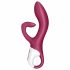 Vibratore Ricaricabile Flexibile Satisfyer Embrace Me con Doppio Motore e Stimolatore Clitorideo (Rosso) 