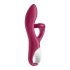 Vibratore Ricaricabile Flexibile Satisfyer Embrace Me con Doppio Motore e Stimolatore Clitorideo (Rosso) 