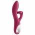 Vibratore Ricaricabile Flexibile Satisfyer Embrace Me con Doppio Motore e Stimolatore Clitorideo (Rosso) 