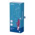 Vibratore Ricaricabile Flexibile Satisfyer Embrace Me con Doppio Motore e Stimolatore Clitorideo (Rosso) 