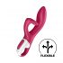 Vibratore Ricaricabile Flexibile Satisfyer Embrace Me con Doppio Motore e Stimolatore Clitorideo (Rosso) 