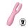 Vibratore per Clitoride Satisfyer Tre Piacere Ricaricabile (rosa) 