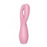 Vibratore per Clitoride Satisfyer Tre Piacere Ricaricabile (rosa) 