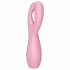 Satisfyer Threesome 3 - vibratore clitorideo ricaricabile (rosa)