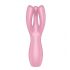 Vibratore per Clitoride Satisfyer Tre Piacere Ricaricabile (rosa) 