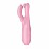 Satisfyer Triangolo 4 - Vibratore per clitoride inteligente con batteria (rosa) 