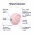 Satisfyer Zucchero Frenesia - Vibratore per Clitoride a Onde d'Aria con Batteria Ricaricabile (Rosa) 