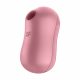 Stimolatore Clitorideo Satisfyer Cotton Candy con Aria Pulsata e Vibrazione - Ricaricabile (Corallo) 